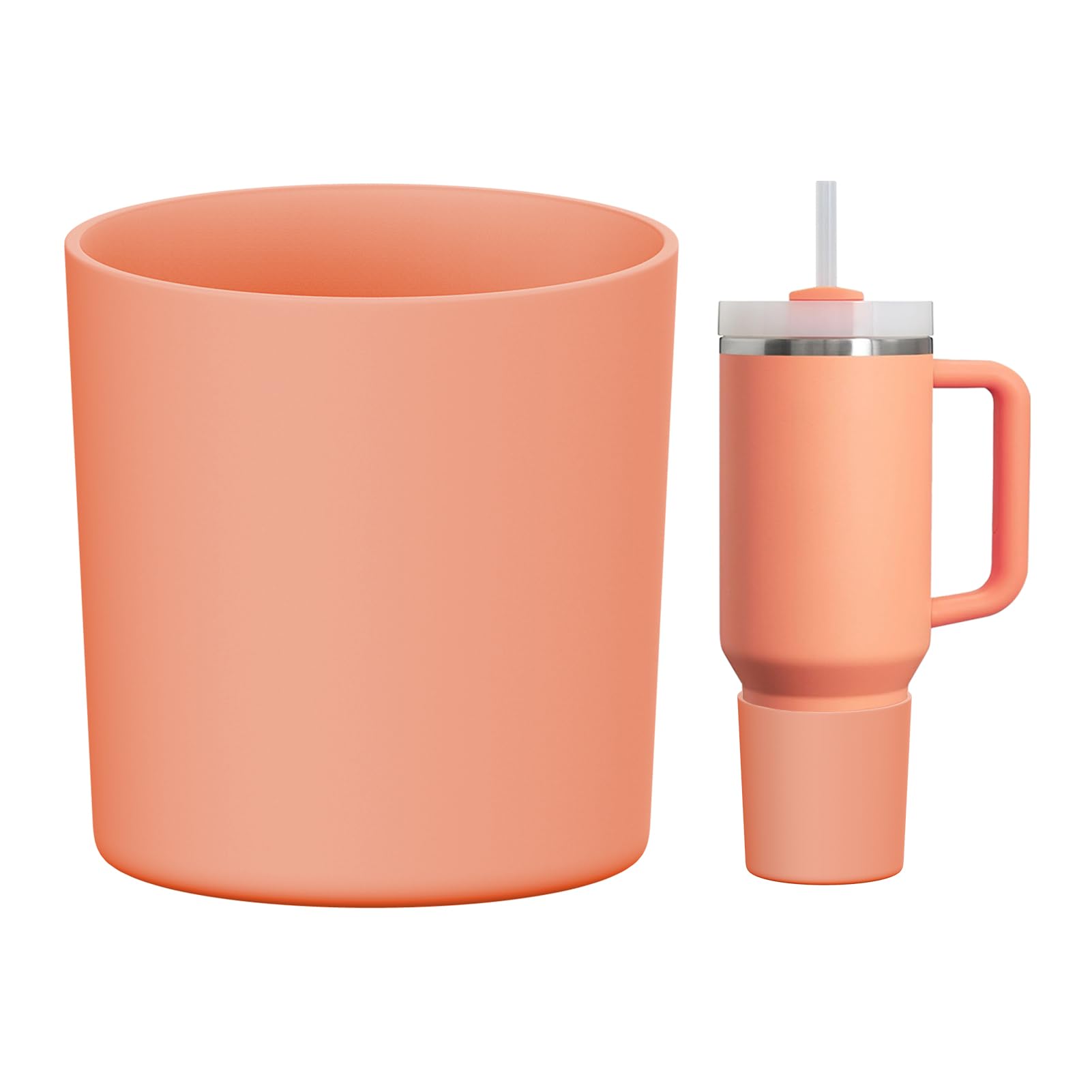 WUQID Higher Silicone Boot Compatible with Stanley Quencher H2.0 & IceFlow Flip & ProTour 40oz 30oz 20oz 14oz, Fit Same Diameter 14oz 20oz 30oz 40oz