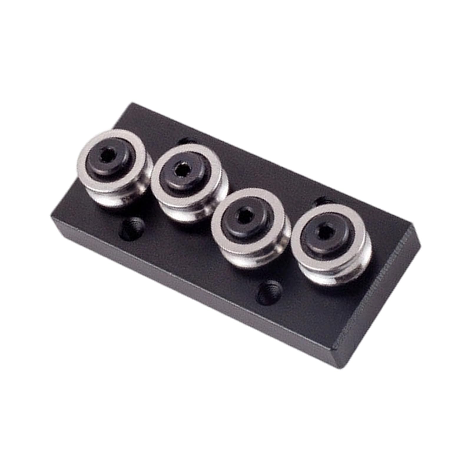 Piceioep K Aluminum Roller Guide Slide Bloc Guide Slider 3 Wheel / 4 Wheel / 5 Woodworking Machinery Aluminum Steel Trac
