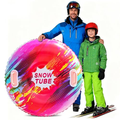 Aufblasbare Schlitten, Snow Tube Frostschutz Schlitten mit...