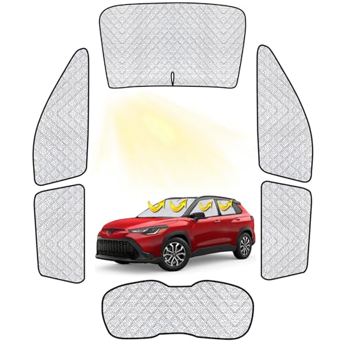 GLISTA トヨタ カローラクロス サンシェード 6PCS