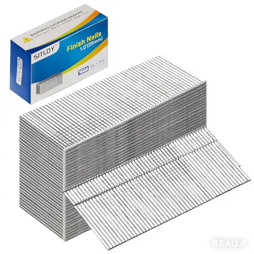 Clous de finition droits 16GA en acier galvanisé de qualité supérieure 25mm