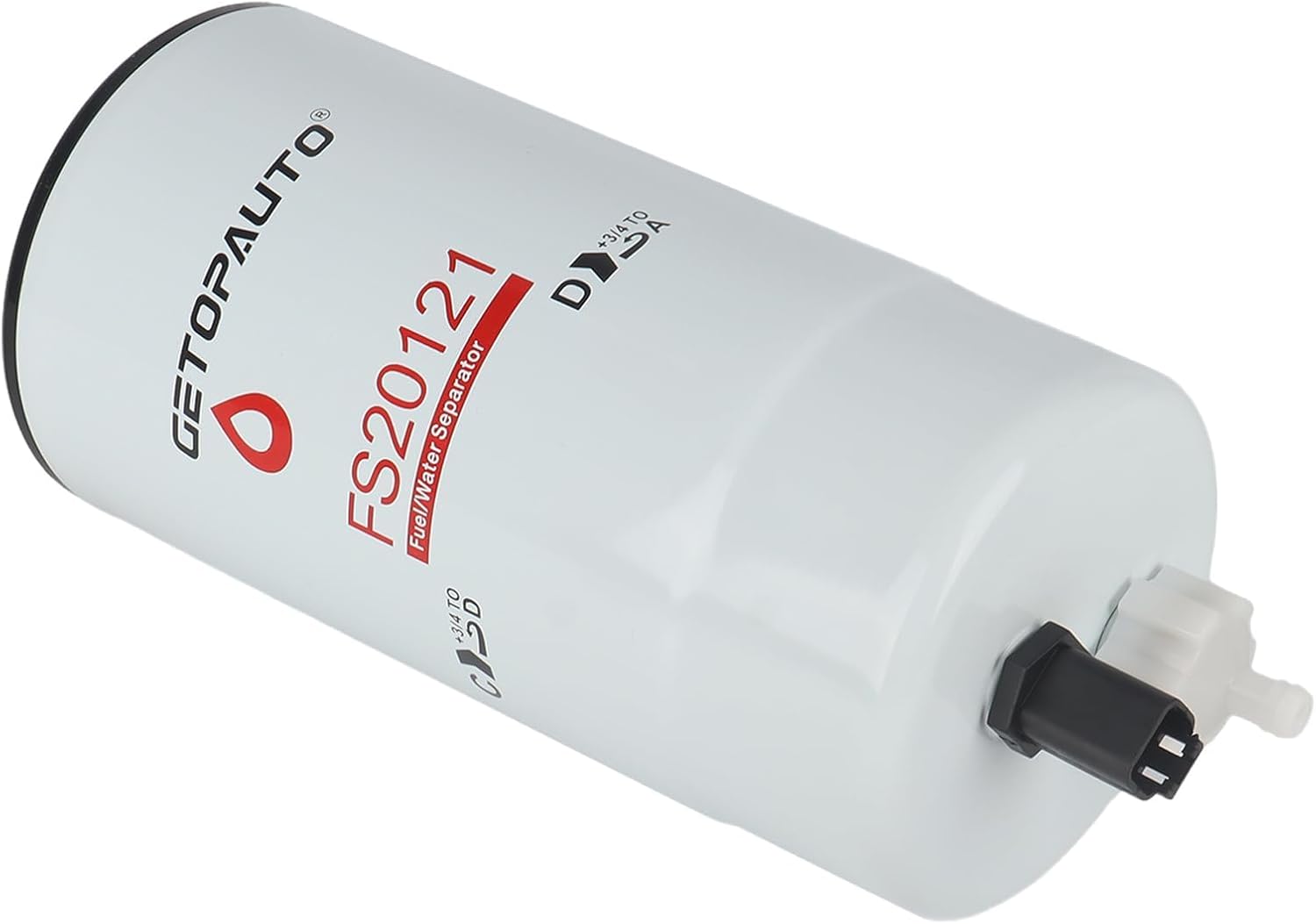 GETOPAUTO FS20121 Fuel Water Separator Cartridge Compatible with Cummins L9, B6.7 Replaces 5444245 5528103(set of 6)
