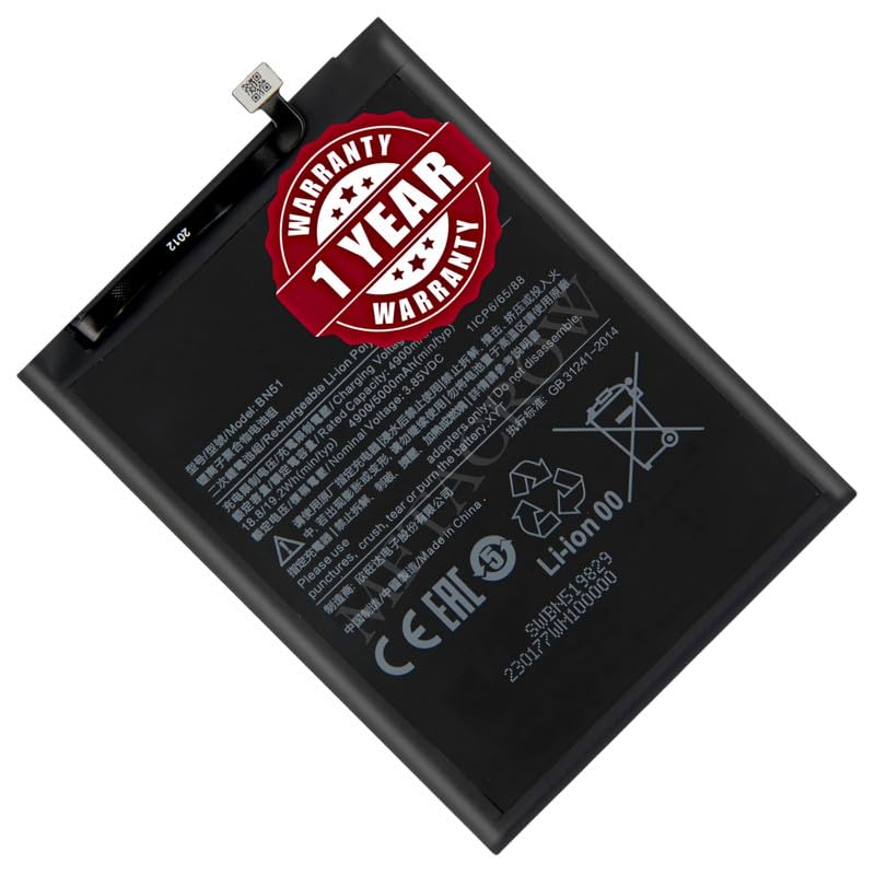 Image of Original BN51 Battery Compatible for Xiaomi Redmi 8 | Redmi 8A - (5000mAh) - 1 Year Warranty JK1