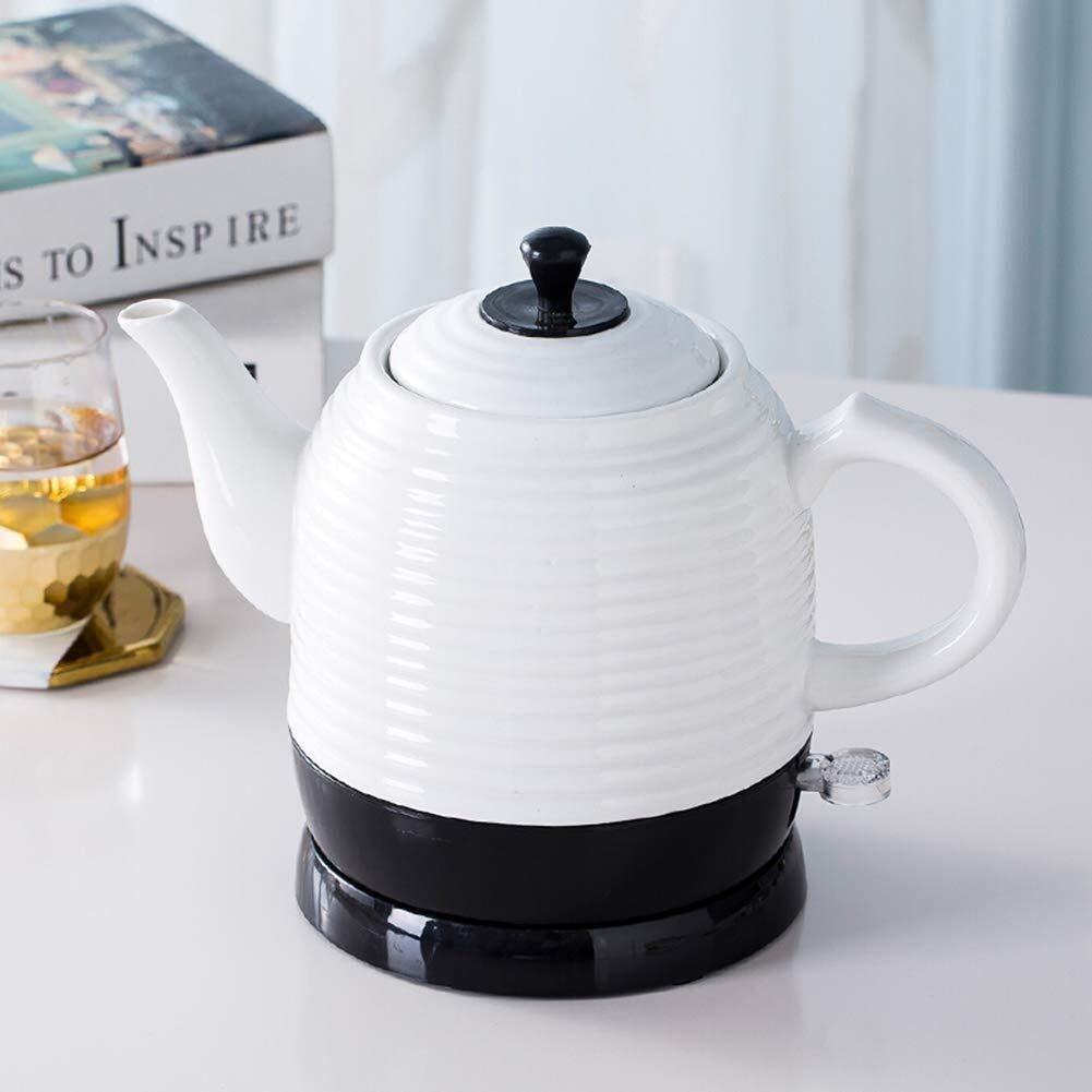 Czajniki Elektryczny ceramiczny czajnik bezprzewodowy Czajniczek-Retro Czerwony dzbanek 1,2 l, 1350 W Woda szybko na herbatę Szybki prezent vision