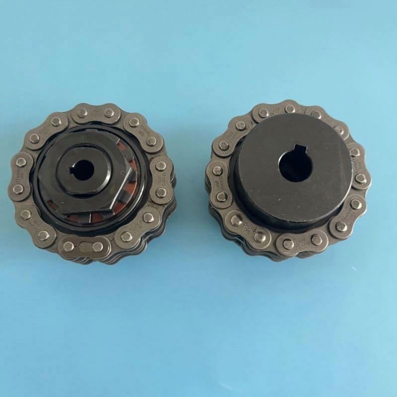 Ogranicznik momentu obrotowego TC350 z łańcuchem, regulowane sprzęgło zabezpieczające przed przeciążeniem 20–80 Nm, łącznik wału z łańcuchem rolkowym do przekładni przemysłowych