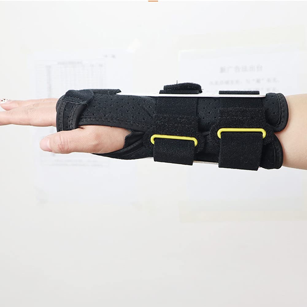 Muñequera de compresión Manga de Soporte de Mano Ajustable Férula de sueño Nocturno Transpirable para Lesiones Deportivas Inestabilidad Articular Túnel carpiano Artritis Tendinitis Unisex (Color :