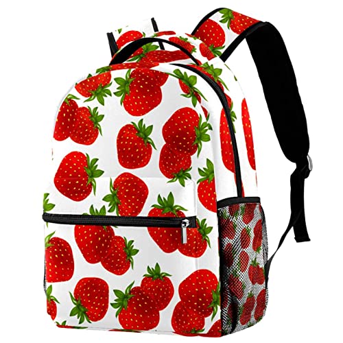 Sac à dos de voyage anti-encombrement rouge kaléidoscope taille moyenne pour emporter sa gourde