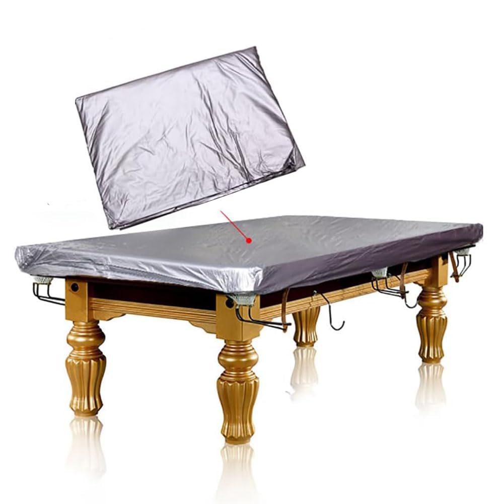 Professionelle Billardtisch-Abdeckung, langlebige Billardtisch-Staubschutzhülle, 7/8/9/10/12 Fuß Snooker-Tisch-Staubschutzhülle, Starke und langlebige Staubschutzhülle 9ft
