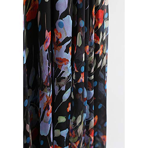 CHICWISH Women's Floral Watercolor Flower Maxi Floral Chiffon Slip Skirt3