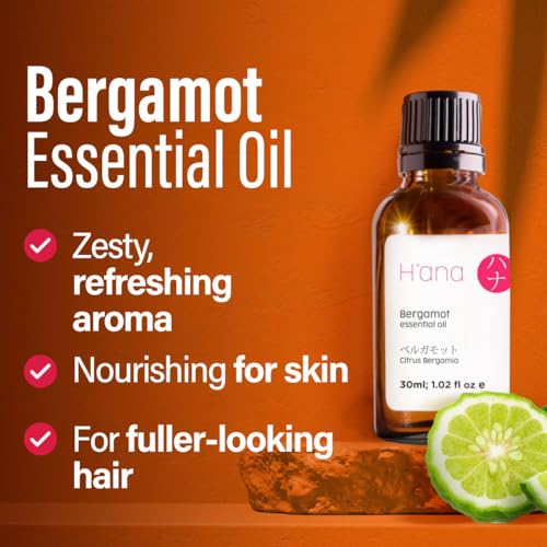 Bergamottöl H’ana Ätherisches Bergamottenöl für Diffuser und Haarpflege
