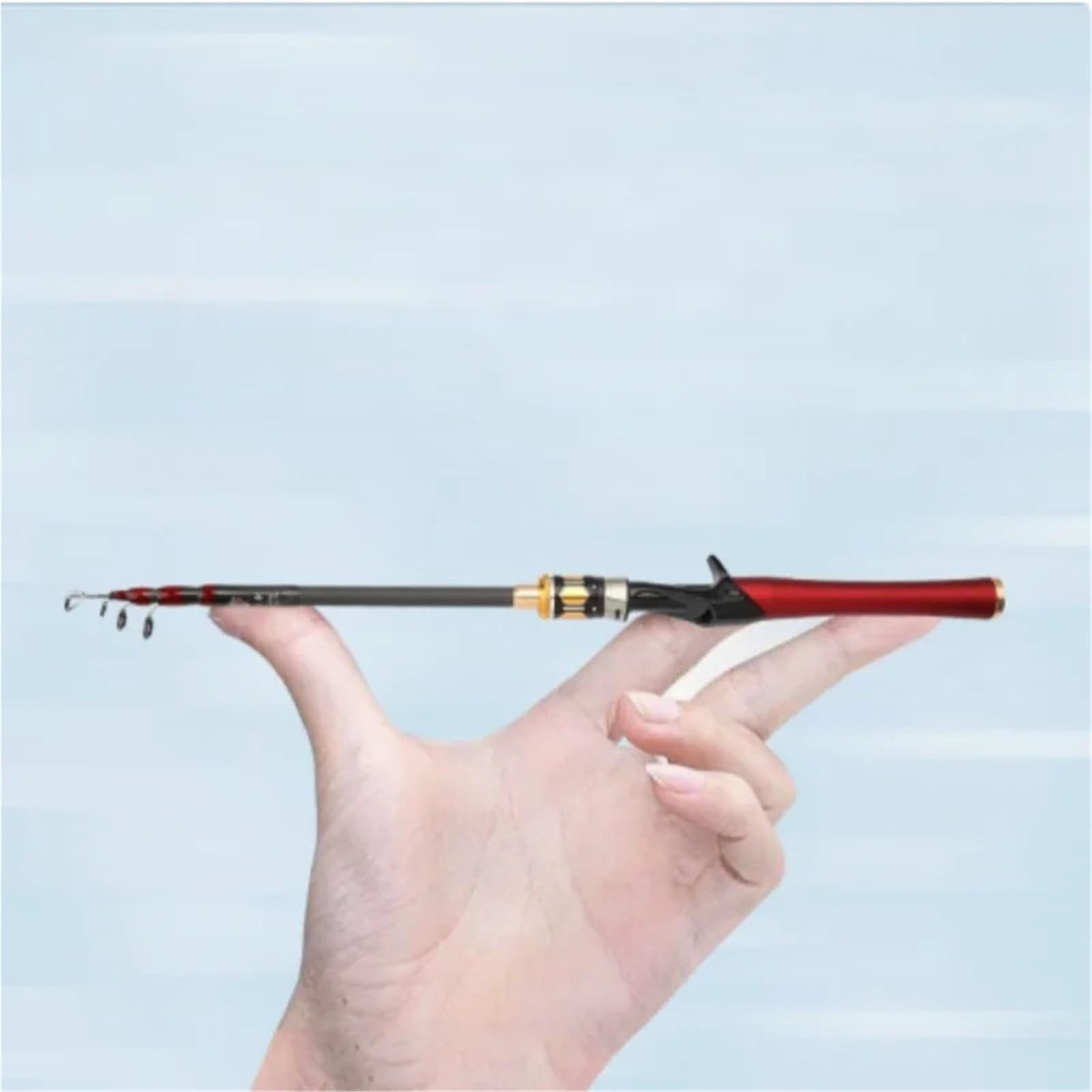 Canna da lancio telescopica 1,8 m/2,4,7 m Pesca alla carpa in fibra di carbonio viaggio portatile for spigole e barracuda