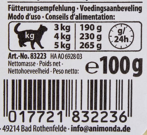 animonda Vom Feinsten Senior Nassfutter, für ältere Katzen ab 7 Jahren & Nassfutter Katze Adult - mit Putenherzen 32 x 100g - hochwertiges Premiere Katzenfutter Nass getreidefrei