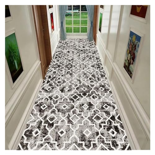 Tapis de couloir lavable et antidérapant extra long pour entrée de maison et bureau