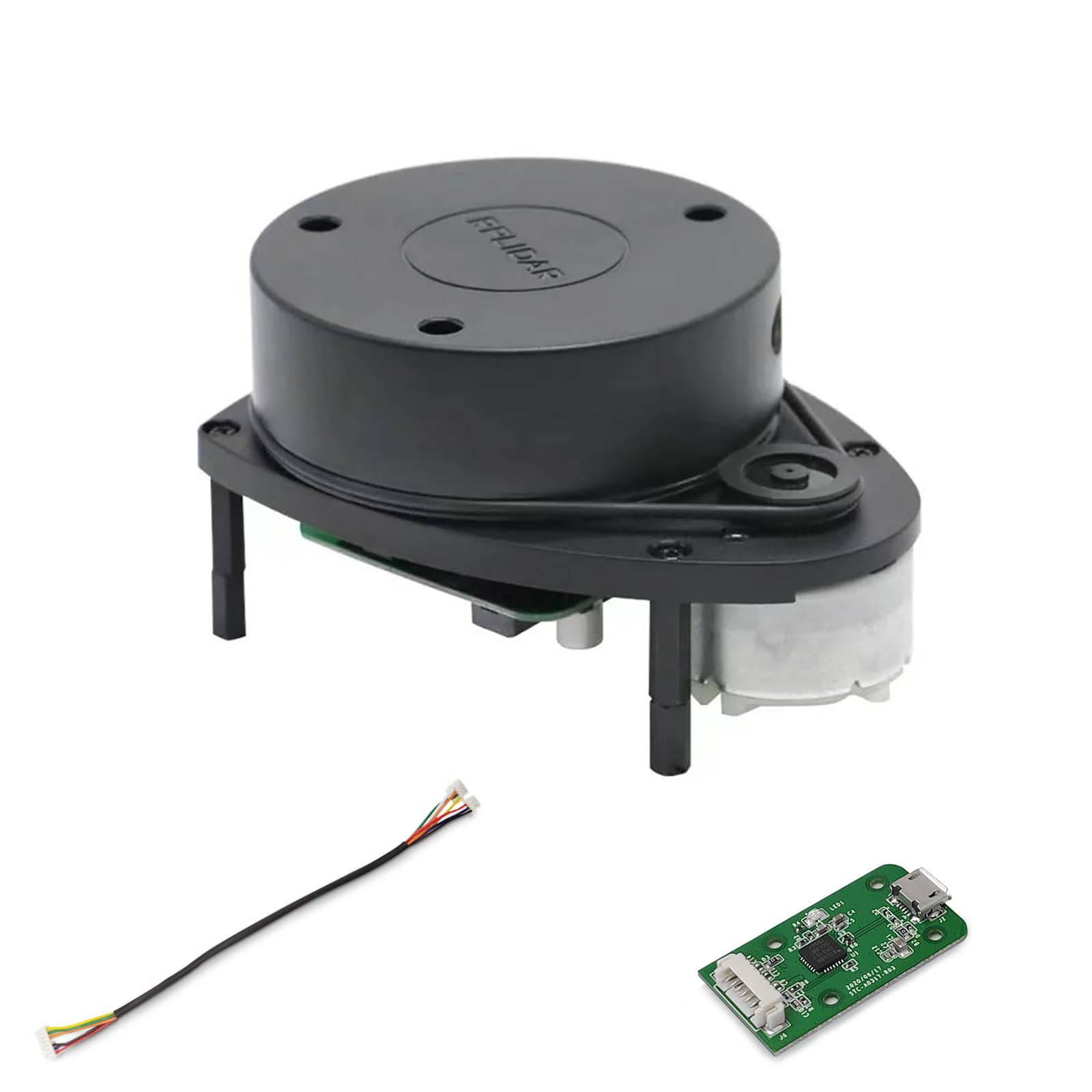 Slamtec RPLIDAR A1 2D 360 Degree 12 Meters scanning Radius lidar Sensor A1M8 Scanner for Robot navigates and avoids Obstacles