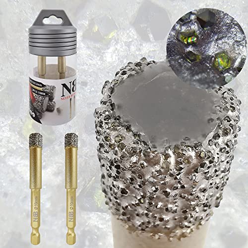 NBB Brazed Diamond Drill Bits with Hex Shank E6.3mm, Fast Connect,Dry or Wet Drilling on Porcelain, Ceramic, Tile, Granite - Image 3