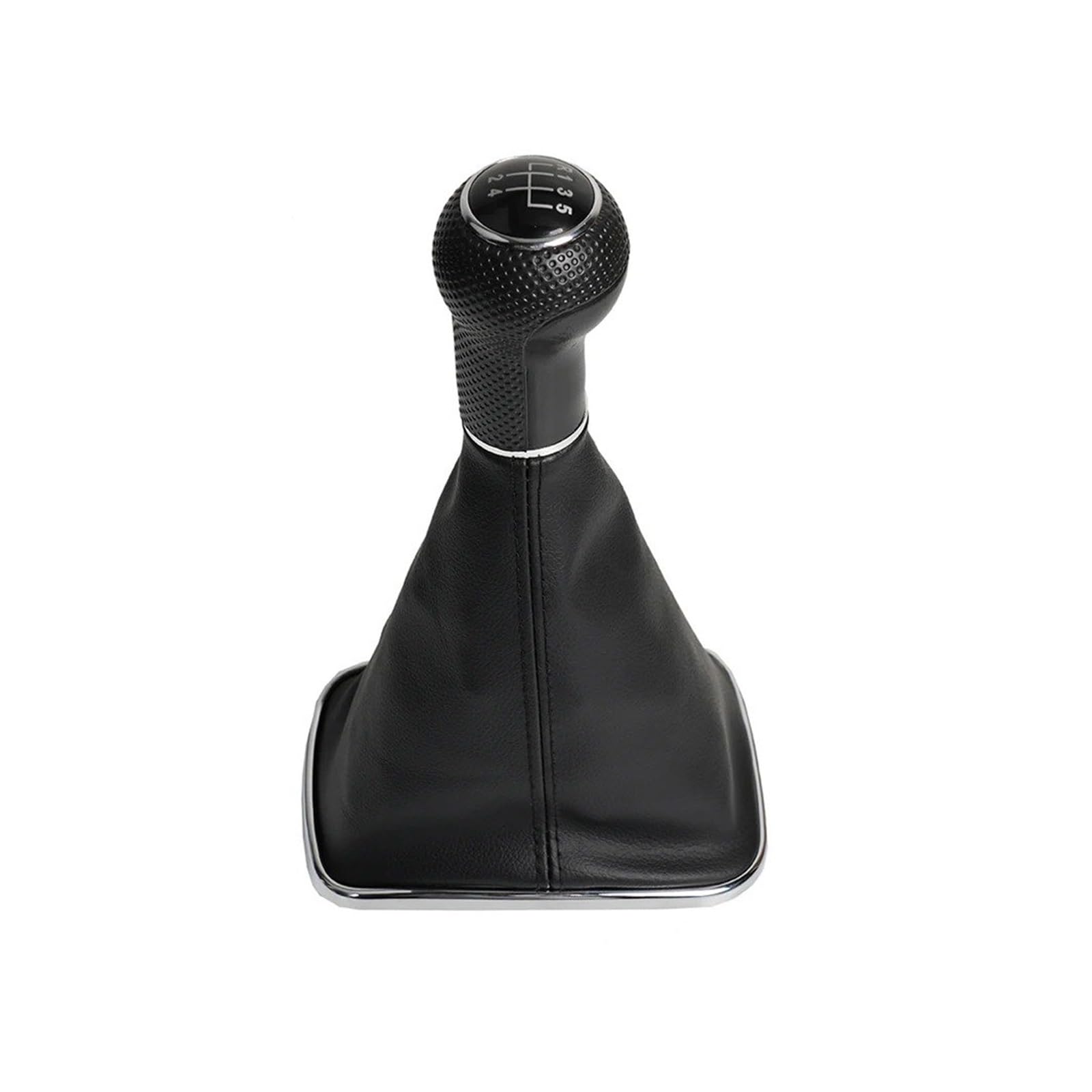 BWSDMZJQRT Car Gear Shifter Knob for Bora for Jetta 5 6 Speed 12mm Car Gear Shift Knob Shifter Lever Gaiter Boot Cover(5 Speed)