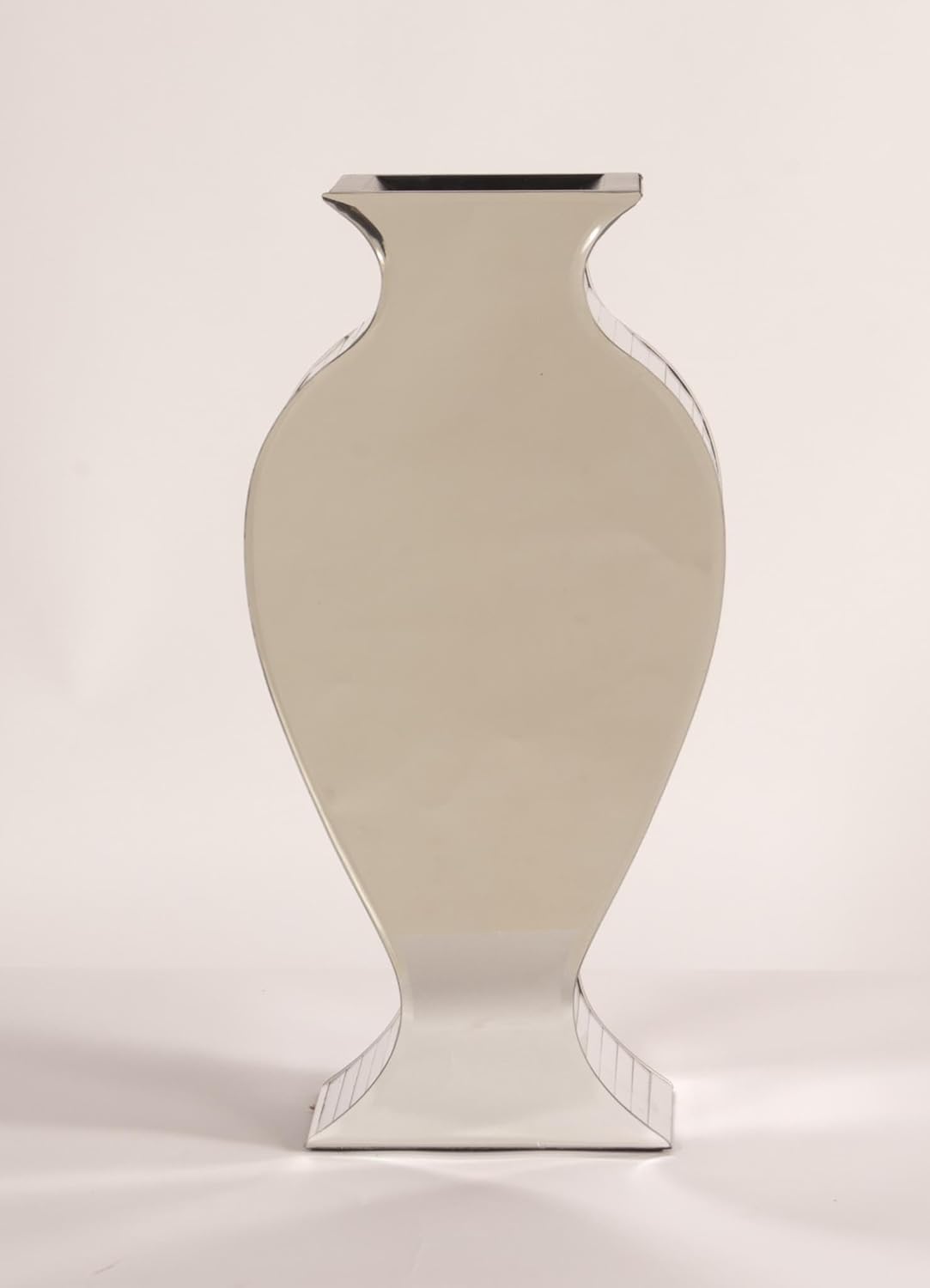 Howard Elliott Collection Small Rounded Mirrored Vase, High Style Decorative Design for Home or Office Decor, Ideal Gift for Loved Ones, Wedding, Christmas or Any Occasion, 6 x 20 x 10 Inch, Metallic