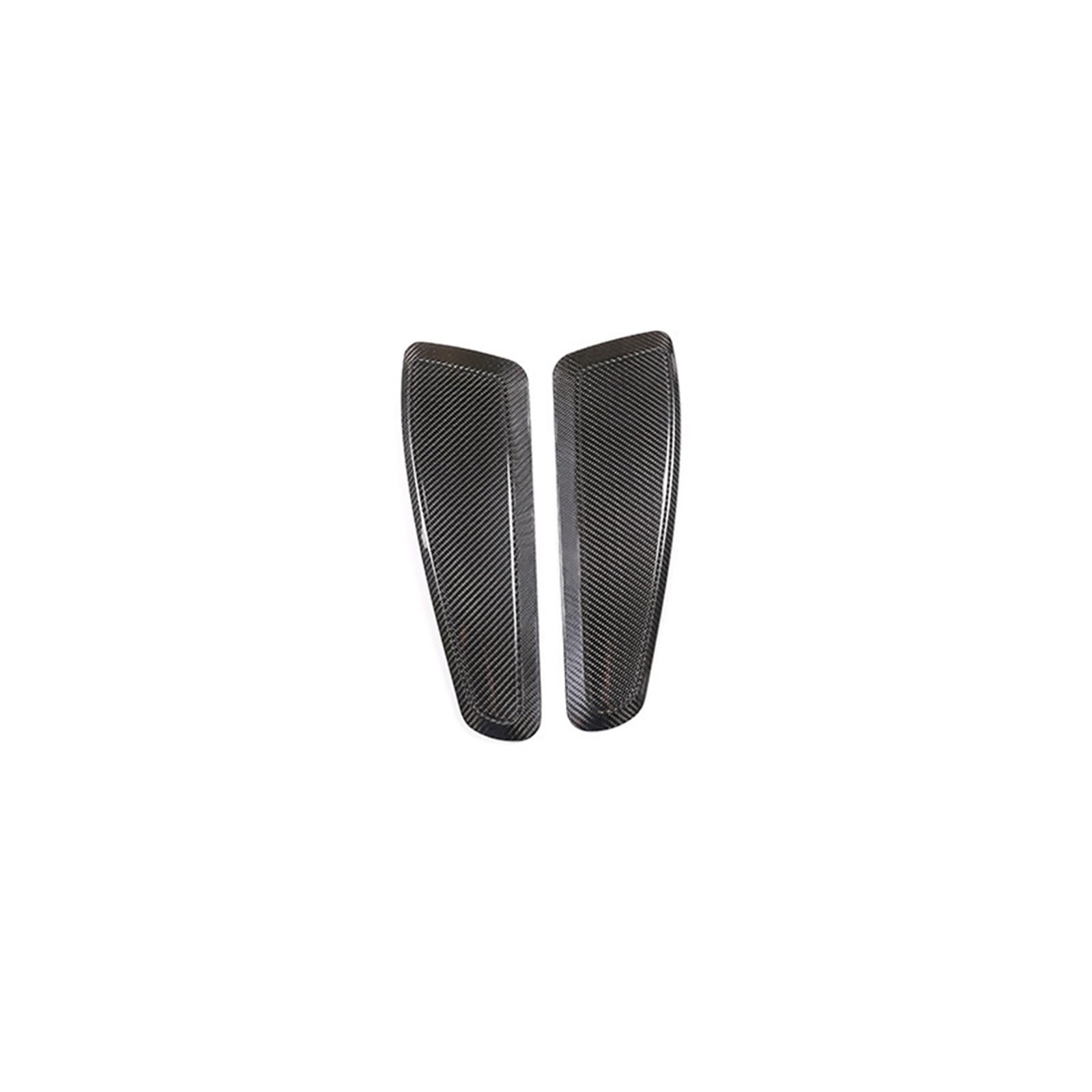 QBKGMEWCA Seat Interior Modification Auto Parts Side Cover Trim Compatible for Porsche 718/911 Genuine Carbon Fiber(Type2)