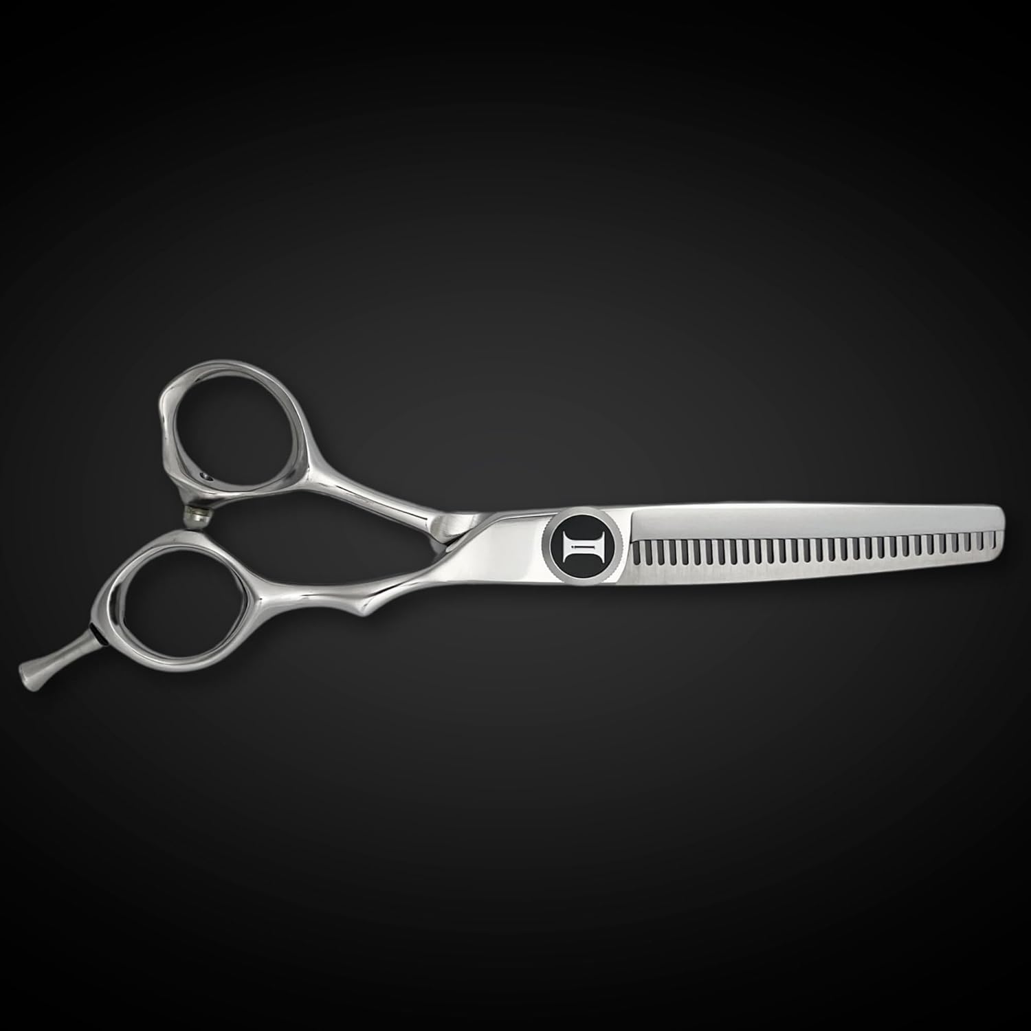 6 Inch Hair Thinning/Texturizing Shears With Removable Tang and VG10 Japan Steel Blades - 35% Hair Removal - Designed for Professionals - Designed by Saki Shears (6" Thinning 35%)
