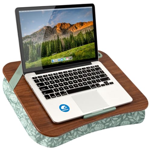 Image of LAPGEAR Designer Lap Desk - Sage Hydrangea, Fits 15.6 inch Laptops