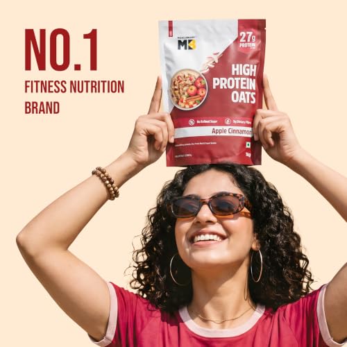 MuscleBlaze Store MuscleBlaze High Protein Oats Apple Cinnamon 1kg - Image 7