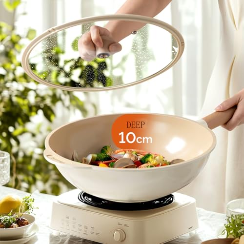 Wok de cerámica antiadherente 32 cm miniatura 6
