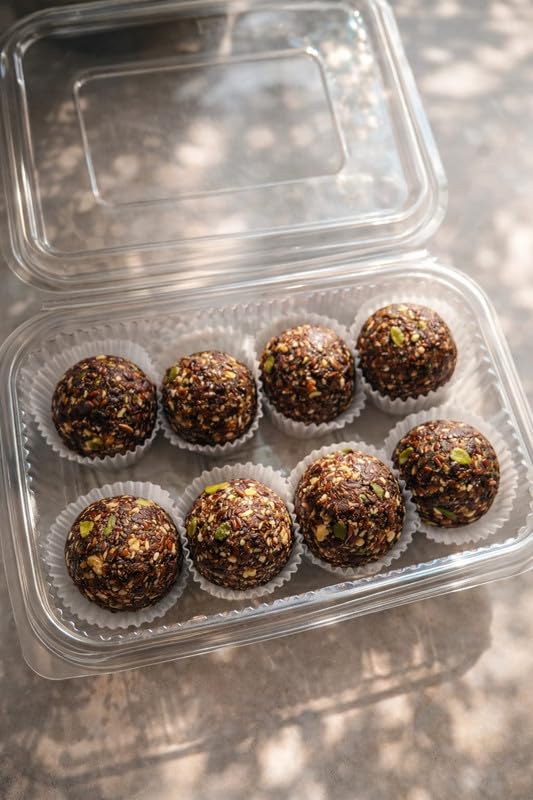 Image of Anika Naturals Dry Fruits Laddu | Mixed Dry Fruits | Traditional Sweet Balls | No Added Sugar or Jaggery | Sweet Snack for Festive Gifting and Snacking Pack | No Preservatives - 250gm