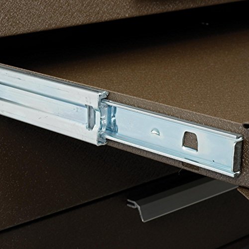 Kennedy Manufacturing 275Xb 5-Drawer Roller Tool Cabinet With Chest Wheels And Ball-Bearing Slides, Brown Wrinkle