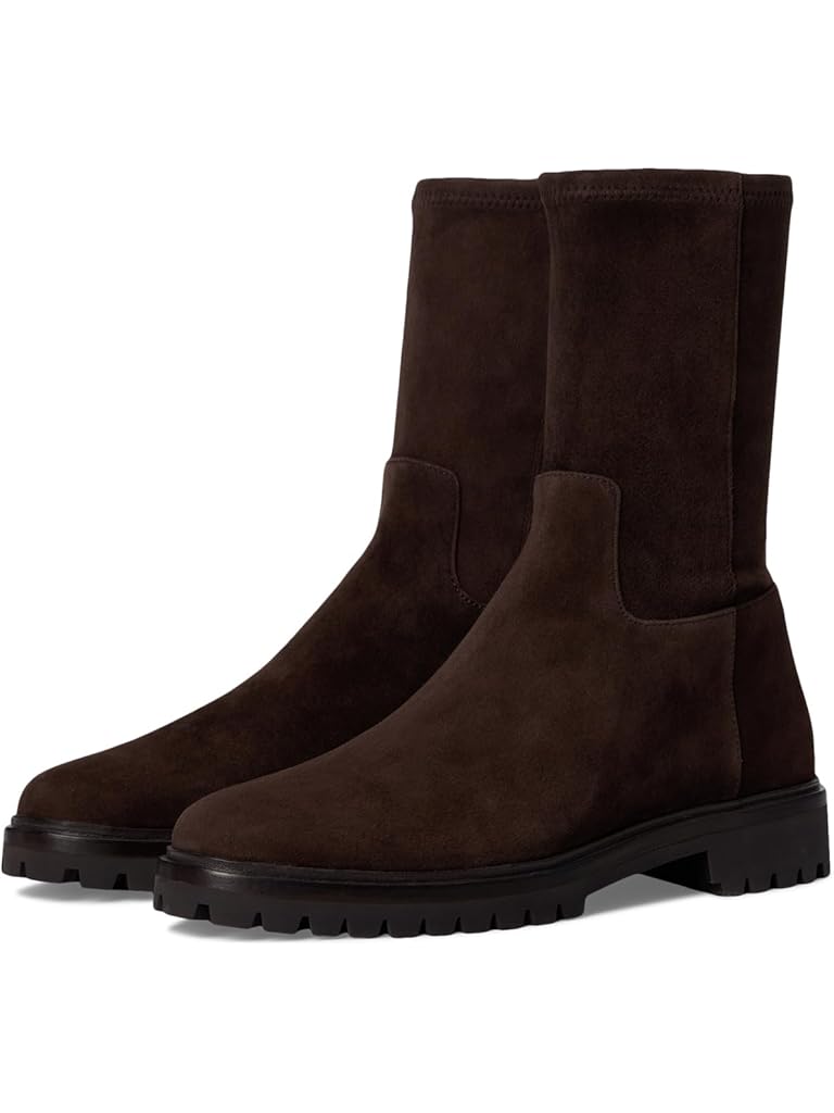 Brown Loeffler Randall Danny Tall Ankle Lug Sole Boots