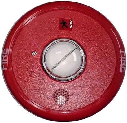 Edwards Signaling EGCFR-HDVM Horn/Strob, Mc, Dew, with Fire, Red