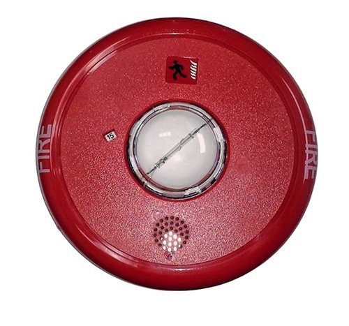 Klaxon stroboscopique pour environnement humide alarme visuelle rouge EGCFR-HDVM