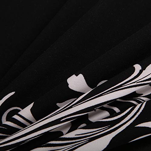 Yiaizhuo T0010-4HBYY Chair Covers For Dining Room Set Of 4 Pack Slipcovers High Back Chairs Cover Stretch Slipcover Black Wing thumb #6