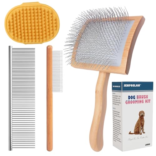 JENFOSLAN 4-in-1 Dog Grooming Kit