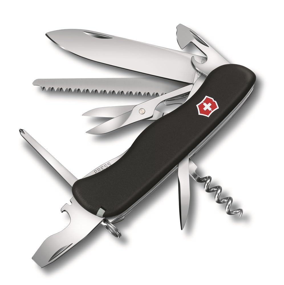 Victorinox Taschenmesser Outrider (14 Funktionen, Schere, Phillips-Schraubendreher, Feststellklinge, Korkenzieher)