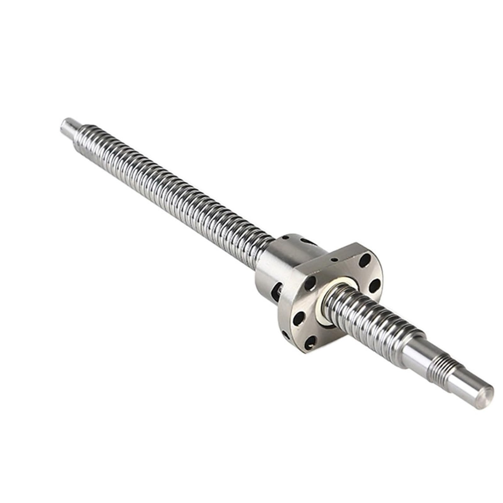 GTPBAO SFU2005 Kugelumlaufspindel mit Linksgewinde, 20 mm Durchmesser, 5 mm Steigung, BK15 BF15, endbearbeitet, Klasse C7, RM2005 Kugelumlaufspindel mit Mutter Bewegungsschiene(600mm)