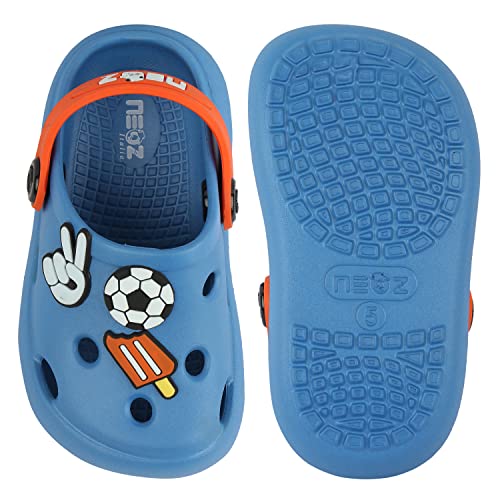 Image of NEOZ Casual Slingback Clogs for Kids with Soft Sole | Slip-On Breathable, Lightweight | Comfortable & Durable | Stylish Indoor & Outdoor Sandals Clogs for Kids
