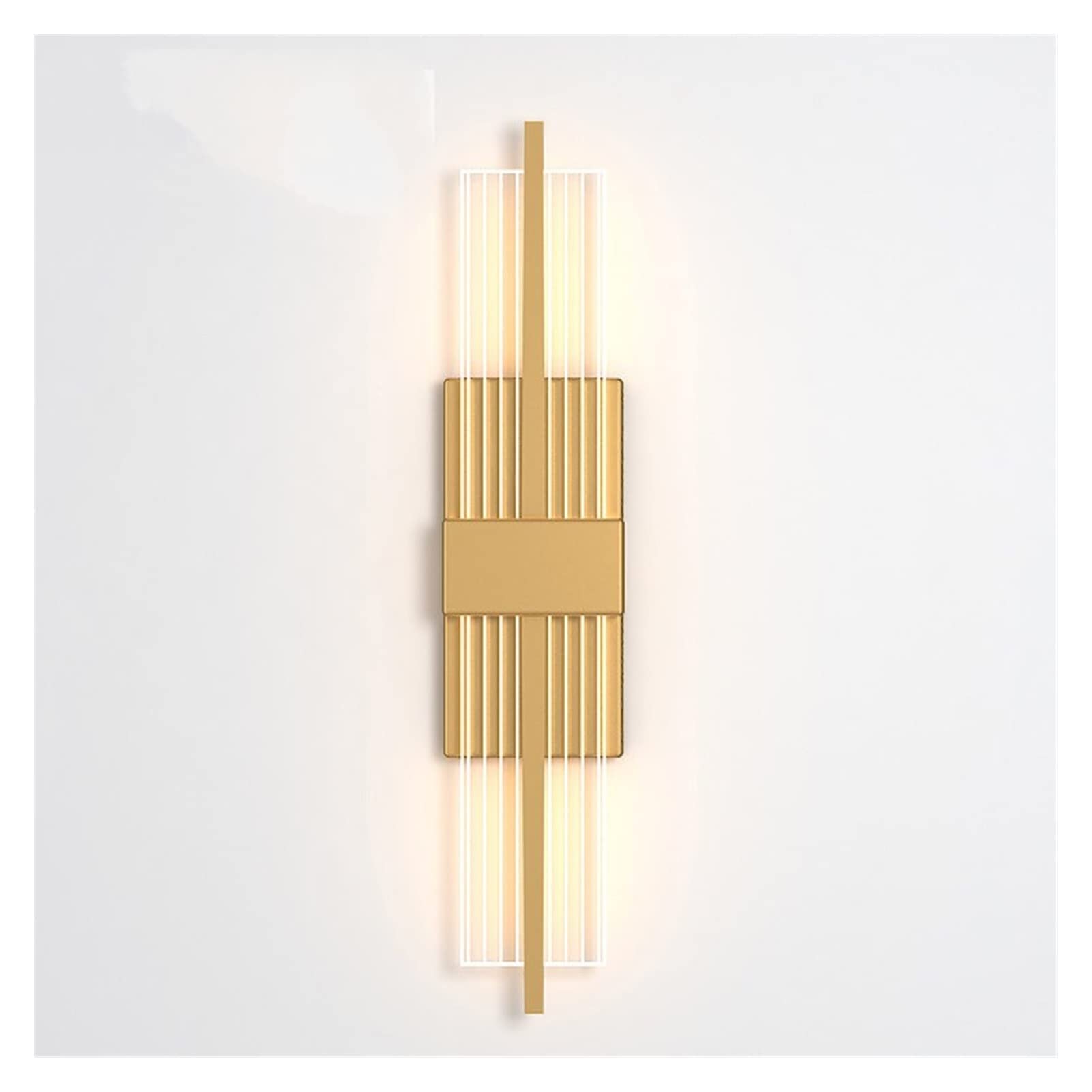 ZTCHSENZT Wall Sconces, Modern Wall Lamp Gold Bedroom Bedside Lamp - Minimalist Living Room Background Wall Aisle Wall Lamp,Gold-c-Changeable