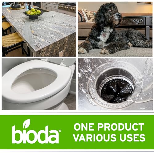 Image of Bioda Multi-Purpose Probiotic Enzyme Cleaner and Deodorizer, 1 Gallon | Enzyme Cleaner, Trash Can Deodorizer, Pet Stains and Odors, Drains, Floors, Bathrooms, Toilets, Made in USA, 1 Gallon