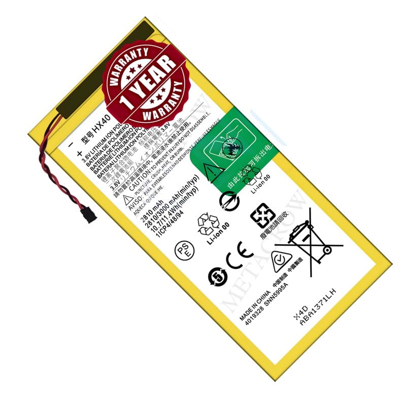 Image of Original HX40 Battery Compatible for Motorola Moto X4 - (3000mAh) - 1 Year Warranty BC46