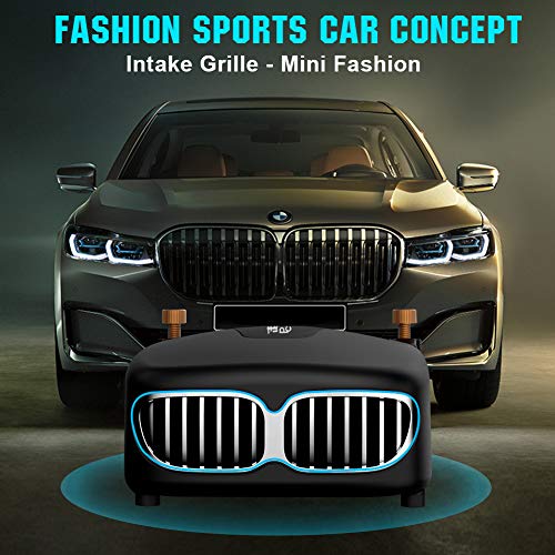 Pccooler Laptop Cooling Fan, Sports Car Concept Laptop Cooler with Led Temperature Display, Intelligent Wind Speed Control (1300-4500RPM), Compatible with 12-17 Inch Gaming Laptop and Cooling Pad