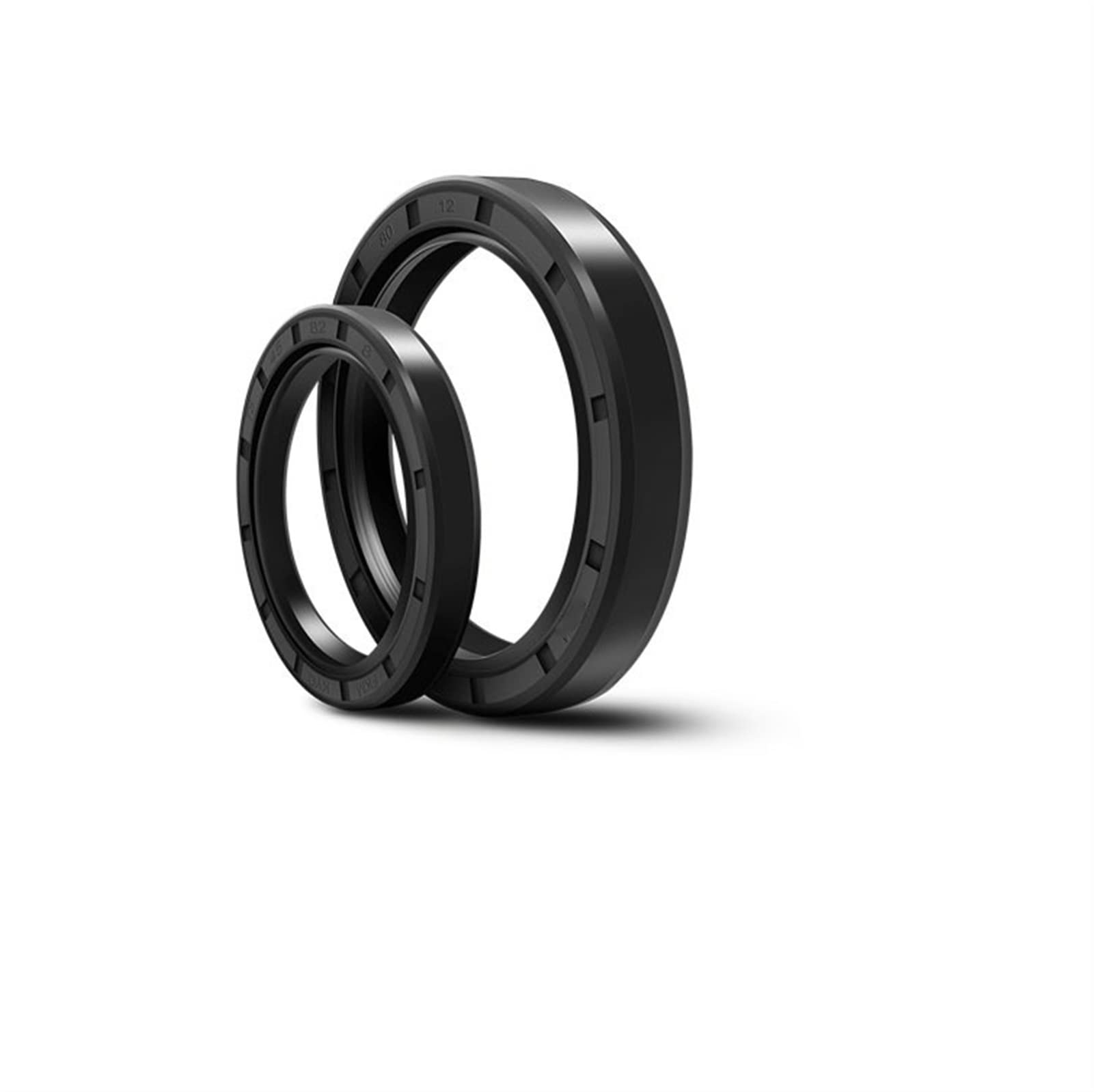 GTPBAO Gasket Rotating 4pcs NBR Oil Seal TC Double Lip Seals with Spring, Metal Skeleton, Nitrile Rubber Coating, ID 21 22mm Oil Seal Seal Resistant(21X26X4)