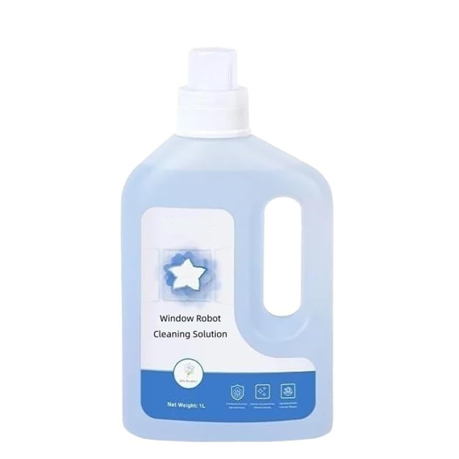 Solución de limpieza multisuperficie Winbot, compatible con ECOVACS WINBOT W1 PRO/ W2 OMNI/W2 PRO/W2 PRO OMNI/WINBOT MINI HA11, repuestos for limpiacristales(3 bottle)
