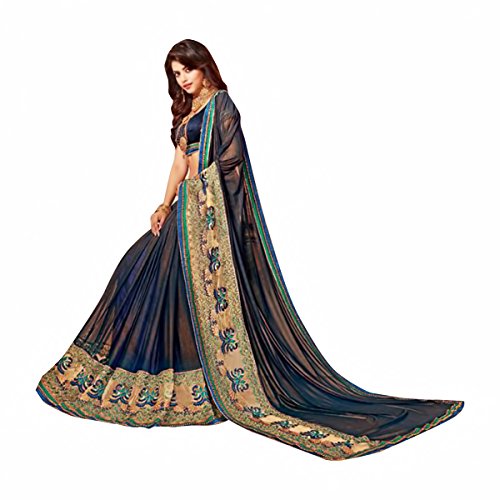 FORMATO-: 6,25 MTRS SAREE CON 1 MTRS NON STITCHED BLOUSE