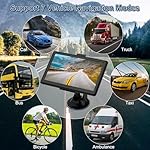 GPS Navigator for Car with Lastest 2024 Map, Free Lifetime Update, Car GPS Navigation System for Truck Commercial Drivers, Support Postcode POI Search, Voice Guidance, Speedcam Speedlimit Alerts, FM - Image 4