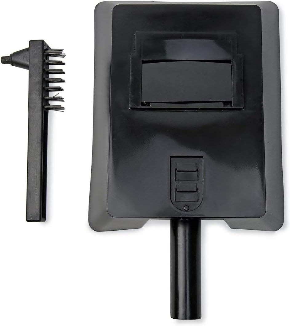 Welding mask and chipping hammer with wire brush