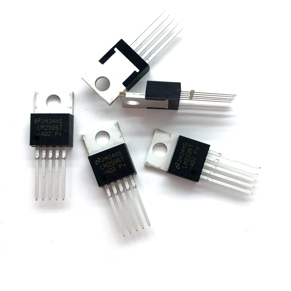 5pcs LM2596 Switching Regulator TO-220 NS LM2596T-ADJ PMIC Voltage 