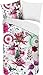 Produktbild Good Morning! Wendebettwäsche Flora Renforcé bunt Größe 135x200 cm (80x80 cm)