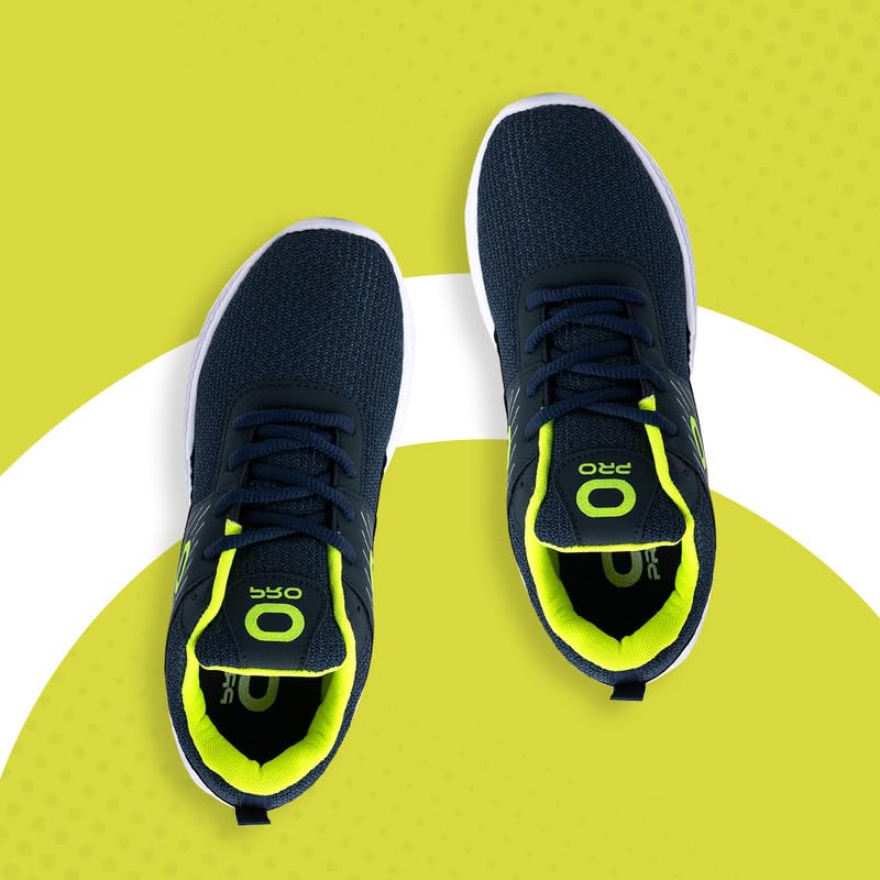 Image of Pro by Khadim's Men's Navy Sports Shoes