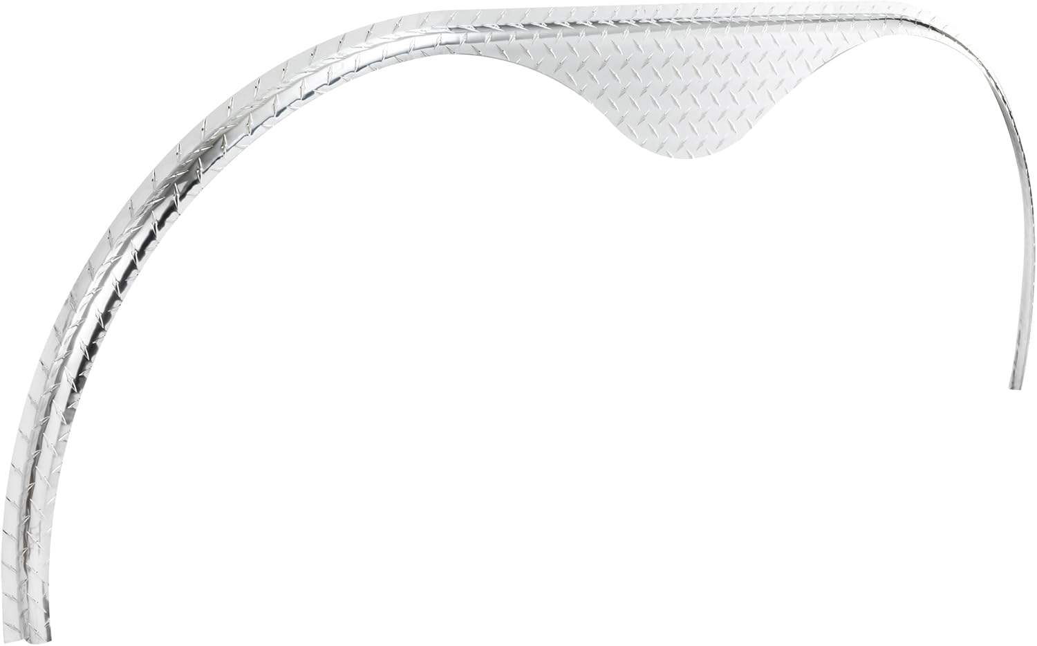 RecPro Tandem Axle Trailer Fender Flare | 1"x72"x20" | .063 5052 Aluminum (Diamond Plate & Smooth Options) | Low Profile Bolt-On | Fits 15"-16" Tires | Made in USA (Smooth Aluminum, 2)