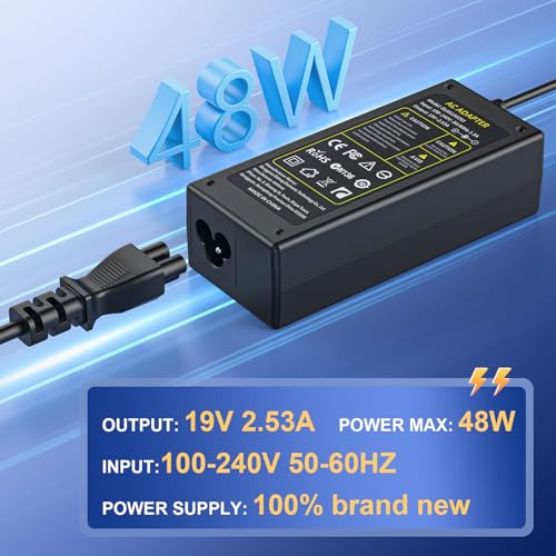 Image of 19V DC Supply for LG Monitor LCD LED HD TV Widescreen Power Adapter Cord | AC Adapter Compatible with LED LCD Monitor Power Cable,Electronics 19 inch-32 inchLED HD TV and Monitor Widescreen Power Adapter Cord